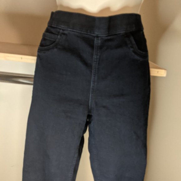 H&M Dark Indigo Pull On Denim Jeggings - Picture 3 of 5